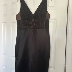 Vera Wang Black and Cream Dress
